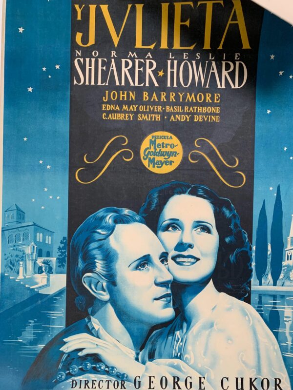 Romeo Y Julieta Aka Romeo And Juliet - Cukor, Howard, Shearer (1936) 27x40 Spanish One Sheet Movie Poster LB - Image 5