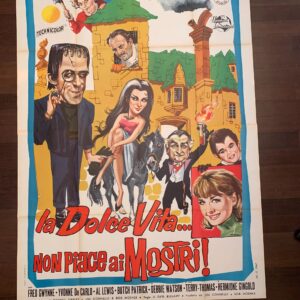 Munsters Go Home (1967) Italian 4 Fogli Movie Poster