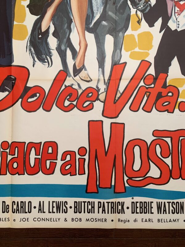 Munsters Go Home (1967) Italian 4 Fogli Movie Poster - Image 5