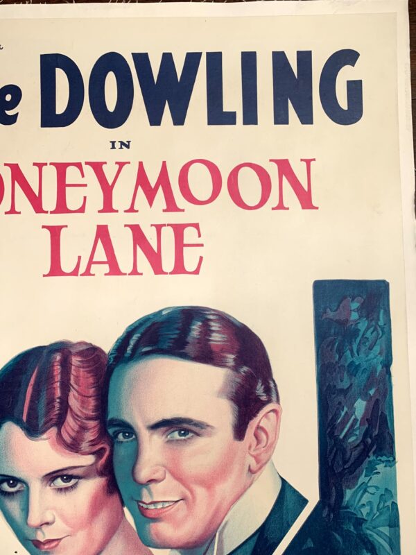 Honeymoon Lane - Eddie Dowling (1931) US One Sheet Movie Poster LB - Image 5