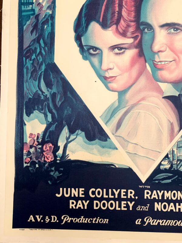 Honeymoon Lane - Eddie Dowling (1931) US One Sheet Movie Poster LB - Image 3