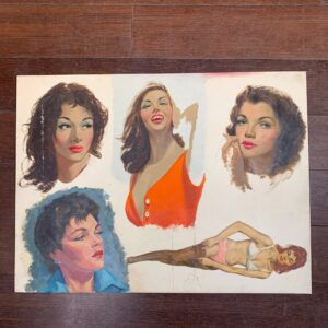 Kenneth S. Davies - Noted Illustration Artist (1950's) 14x20 US Artwork On Illustrator Board