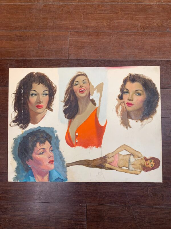 Kenneth S. Davies - Noted Illustration Artist (1950's) 14x20 US Artwork On Illustrator Board