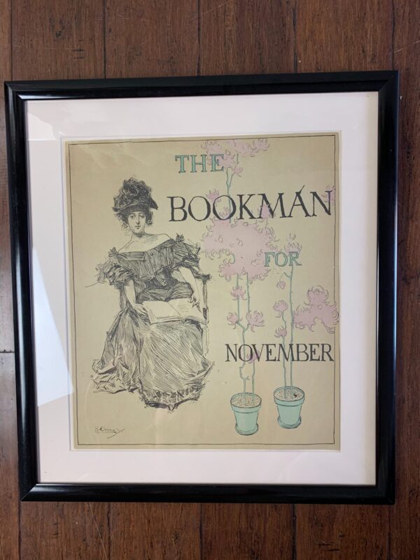 Bookman Magazine November - Art Howard Chandler Christy (1896) 14.5x17 US Magazine Cover