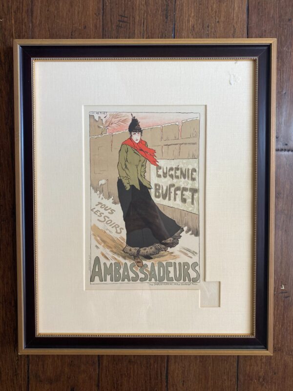 Ambassadeurs - Art By Lucien-Francois (1898) 8x12.25 French Poster - Framed