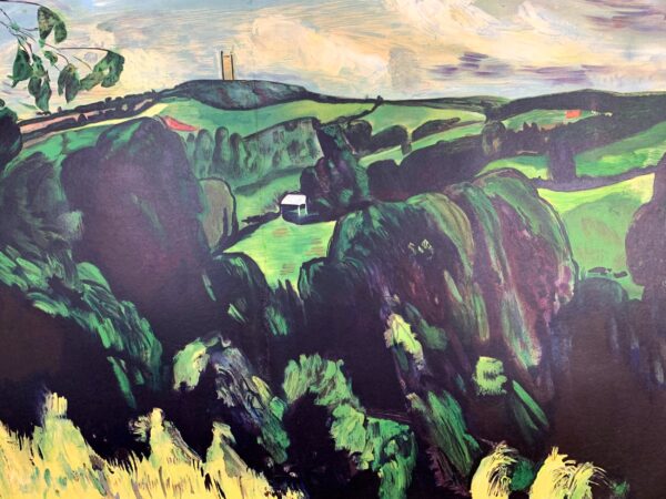 To Visit Britain's Landmarks - Art By Carol Weight (1936) 30x44.5 UK Lithograph Travel Poster LB - Image 5