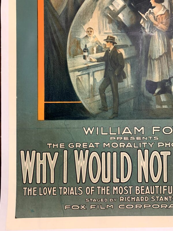 Why I Would Not Marry (1918) US One Sheet Movie Poster LB - Image 3