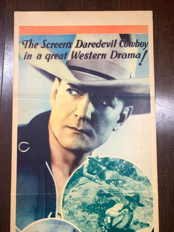 The Lone Rider - Buck Jones (1930) US Insert Movie Poster - Very Rare! - Image 4
