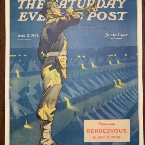 Saturday Evening Post - Art By Ski Weld (1941) 22x28 US Newstand Poster