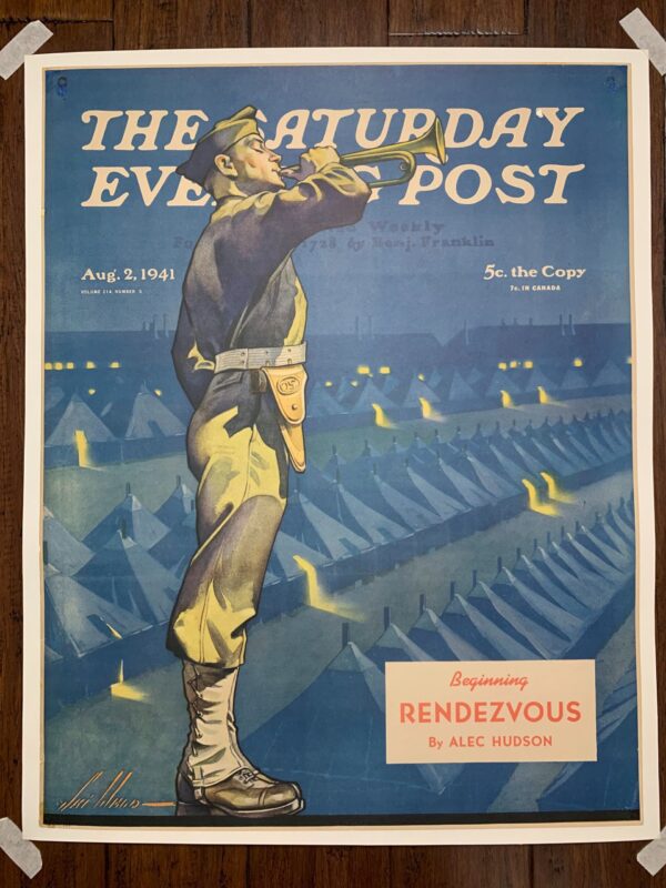 Saturday Evening Post - Art By Ski Weld (1941) 22x28 US Newstand Poster