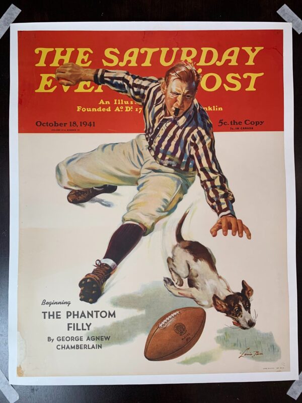 Saturday Evening Post - Art By Lonie Bee (1941) 22x28 US Newstand Poster