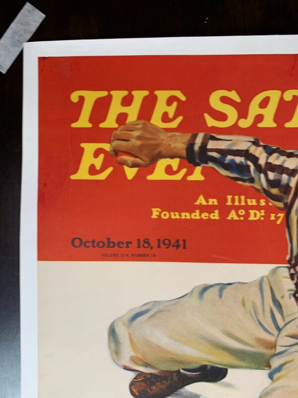 Saturday Evening Post - Art By Lonie Bee (1941) 22x28 US Newstand Poster - Image 2