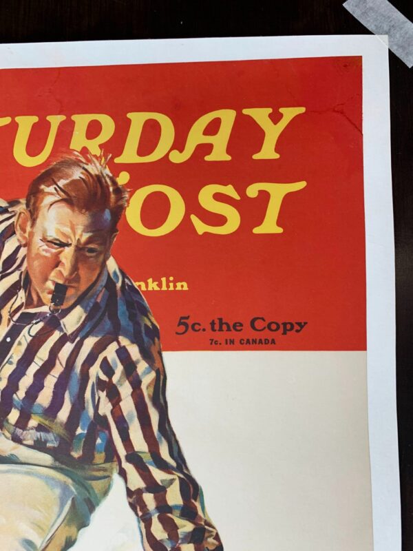 Saturday Evening Post - Art By Lonie Bee (1941) 22x28 US Newstand Poster - Image 3