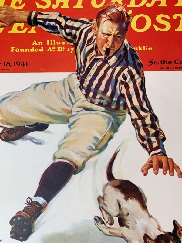 Saturday Evening Post - Art By Lonie Bee (1941) 22x28 US Newstand Poster - Image 6