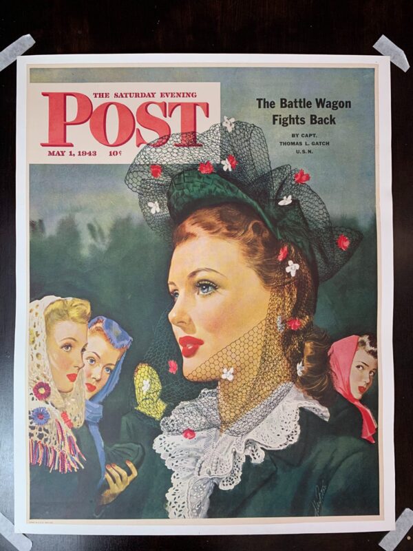 Saturday Evening Post - Art By Alex Ross (1943) 22x28 US Newstand Poster