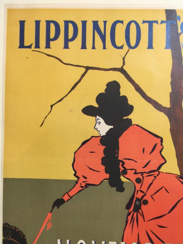 Lippincott's Cover - Art By Will Carqueville (Nov. 1895) 19x25.25 US Magazine Cover LB - Image 4