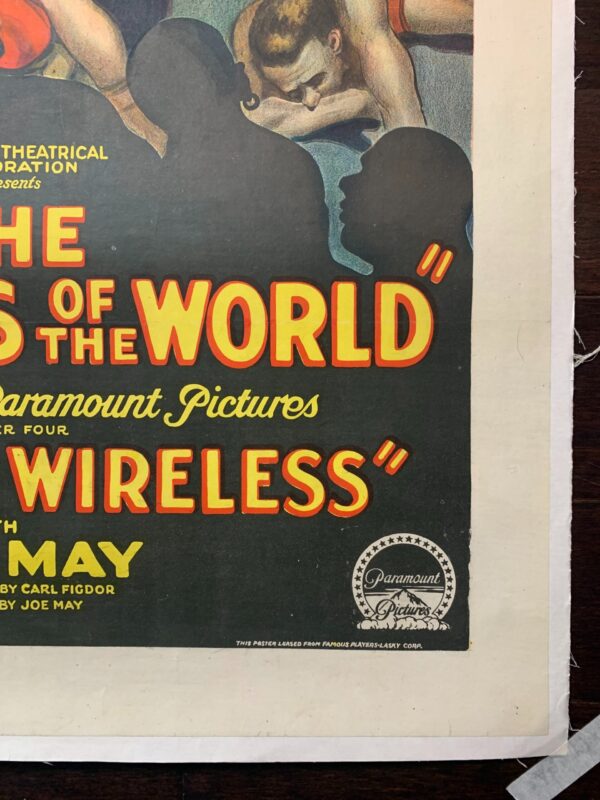 Mistress Of The World - Ep.4 (1922) 27.125x41 US One Sheet Silent Movie Poster LB - Image 4