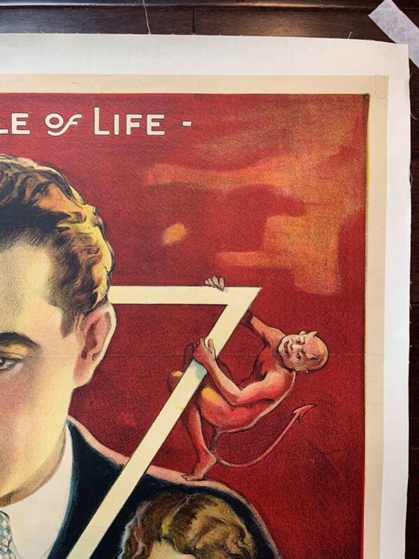 The Lone Chance - John Gilbert (1924) 27.5x40 US One Sheet Silent Movie Poster LB - Image 5