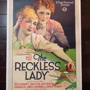 The Reckless Lady (1926) 27.25x41 US One SheetSilent Movie Poster LB