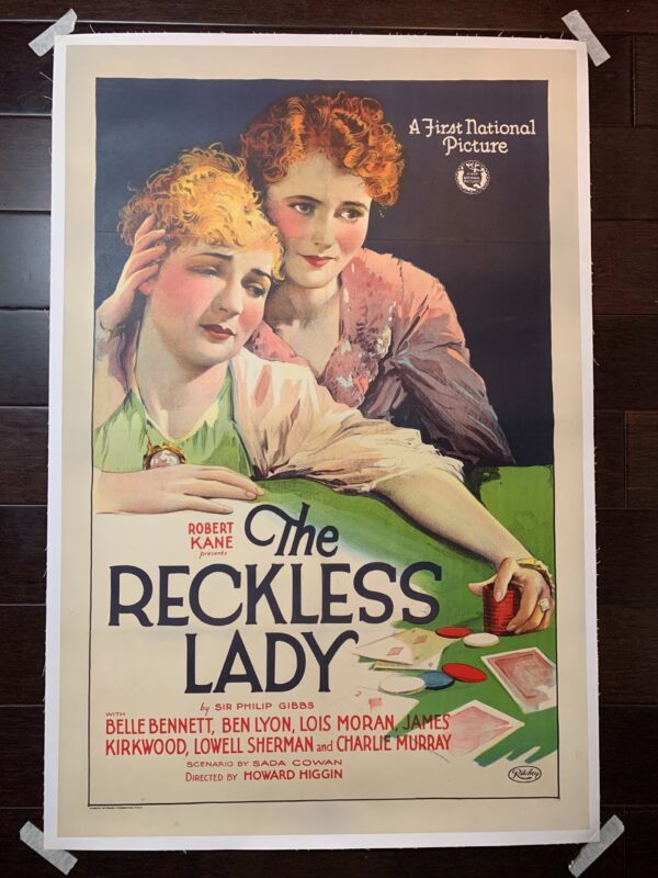 The Reckless Lady (1926) 27.25x41 US One SheetSilent Movie Poster LB