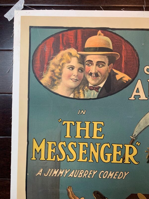 The Messenger - Art By Eltin (1921) 28.25x41 US One Sheet Silent Movie Poster LB - Image 5