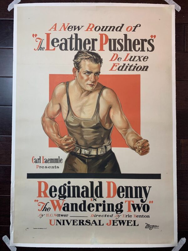 The Leather Pushers - Art By Leyendecker (1923) 27.25x41 US One Sheet Silent Movie Poster LB