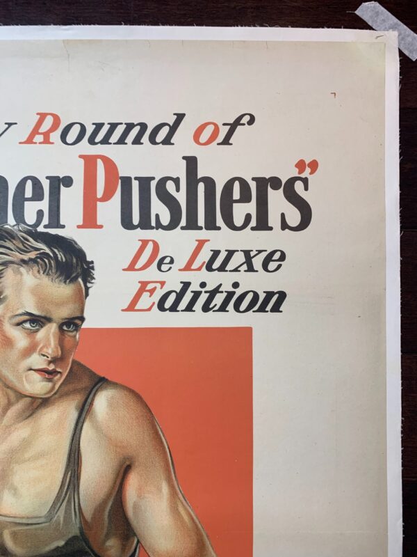 The Leather Pushers - Art By Leyendecker (1923) 27.25x41 US One Sheet Silent Movie Poster LB - Image 3