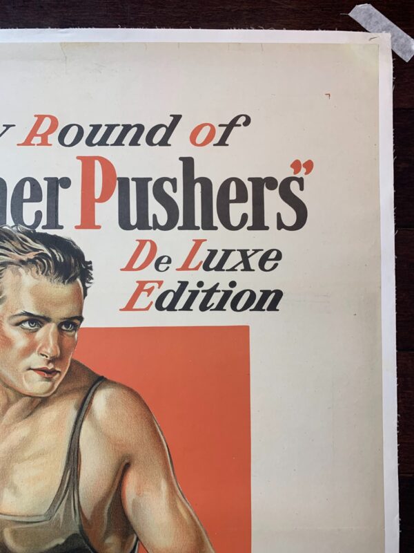 The Leather Pushers - Art By Leyendecker (1923) 27.25x41 US One Sheet Silent Movie Poster LB - Image 4