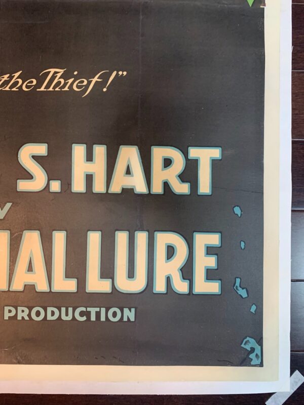 The Primal Lure - William S. Hart (1916) 41x80.5 US Silent Movie Poster LB - Image 3