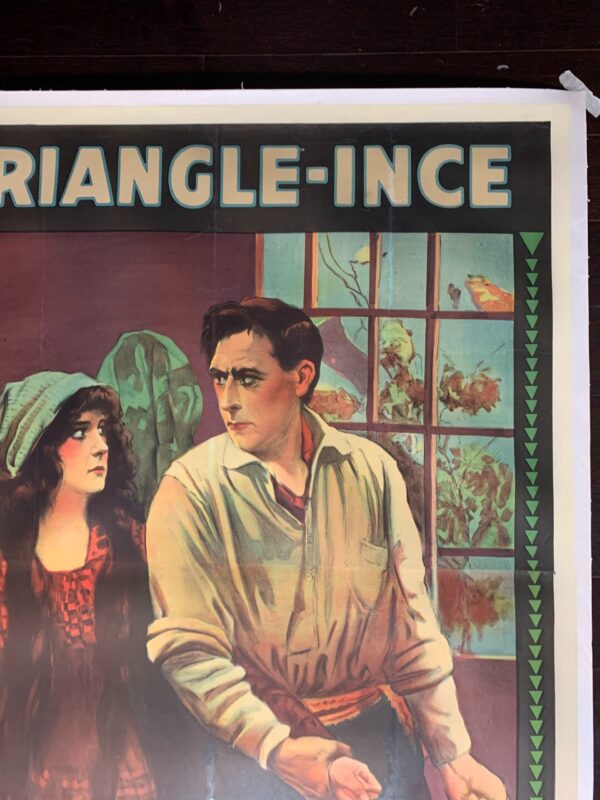 The Primal Lure - William S. Hart (1916) 41x80.5 US Silent Movie Poster LB - Image 7