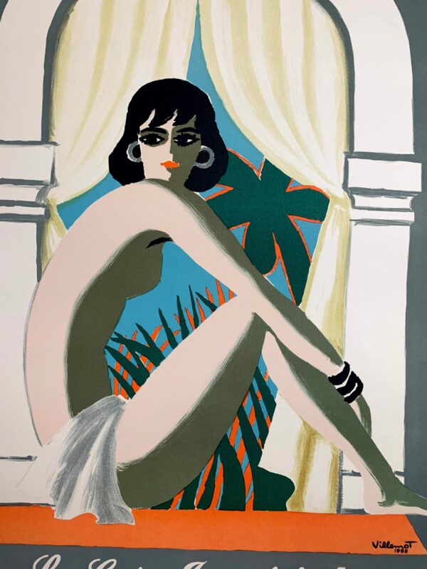 Eugenie Les Bains - Art By Villemot (1988) 27.75x39.75 French Advertising Poster LB - Image 6