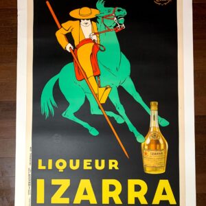 Liqueur Izarra - Art By Zulla (1934) 31.5x47.2 French Advertising Poster LB