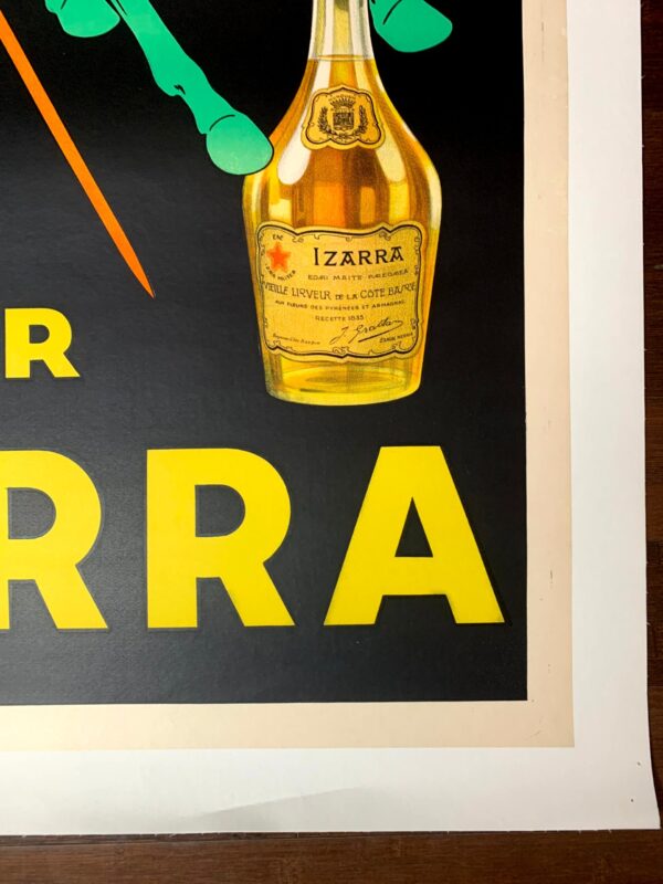 Liqueur Izarra - Art By Zulla (1934) 31.5x47.2 French Advertising Poster LB - Image 4
