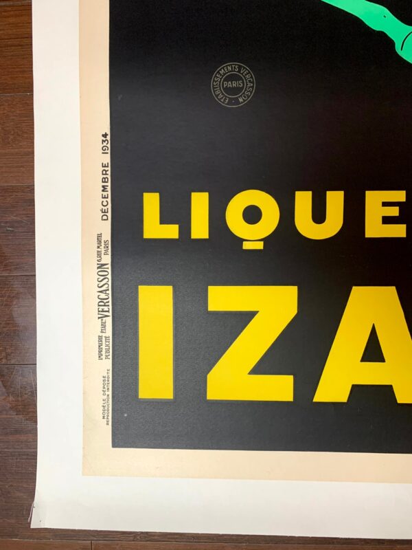 Liqueur Izarra - Art By Zulla (1934) 31.5x47.2 French Advertising Poster LB - Image 5