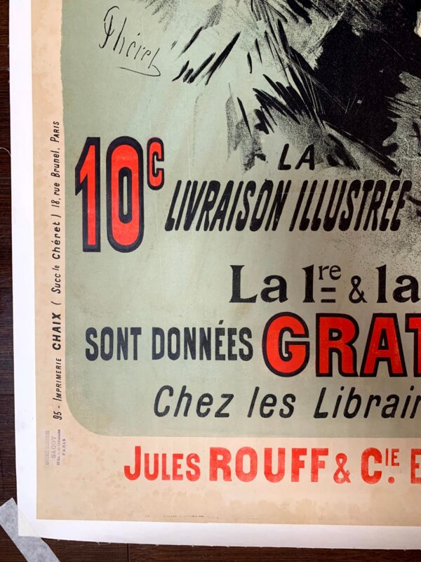 Drame De Pontcharra - Art By Cheret (1885) 33x47.6 French Theater Poster LB - Image 3