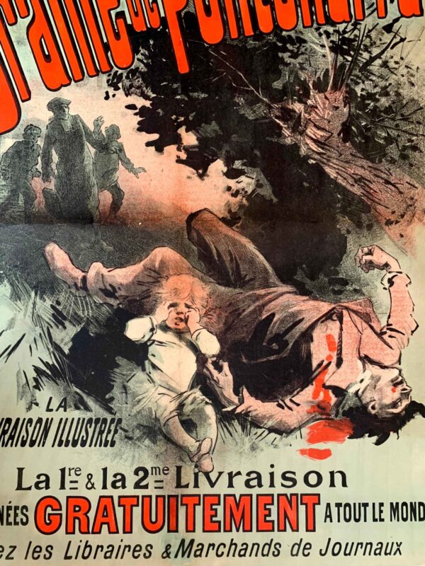 Drame De Pontcharra - Art By Cheret (1885) 33x47.6 French Theater Poster LB - Image 5
