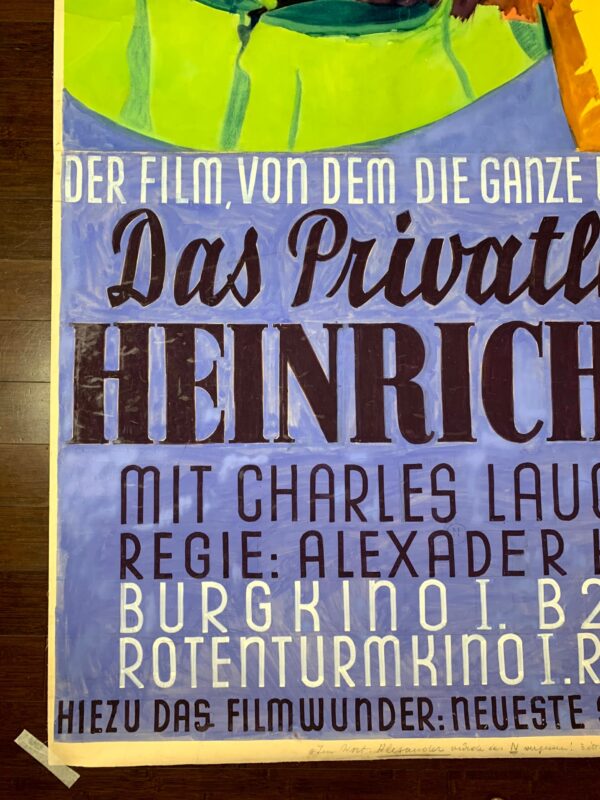 The Private Life Of Henry VIII - Art By Margite Kováts (1933) 49.2x108.2 Austrian Gouache Art - Image 8