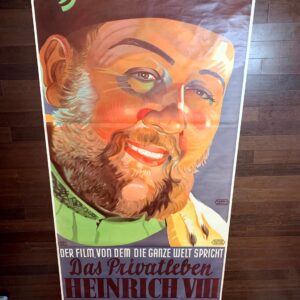 The Private Life Of Henry VIII - Art By Margite Kováts (1933) 49.2x108.2 Austrian Movie Poster LB