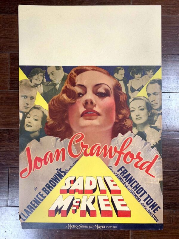 Sadie Mckee - Joan Crawford (1934) US Window Card Movie Poster