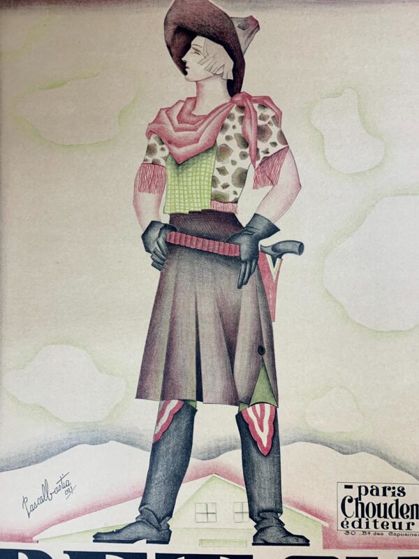 Betsy - Art By Pascal Bastia (1927) 31.25x47.25 French Theater Poster LB - Image 6
