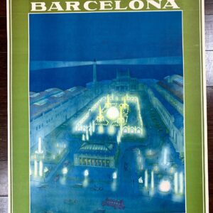 International Exposition - Barcelona (1929) 21.75x27 Belgian Advertising Poster LB