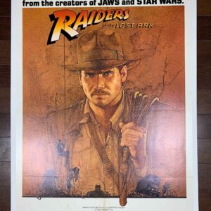 Raiders of The Lost Ark - Harrison Ford (1981) US One Sheet Movie Poster LB