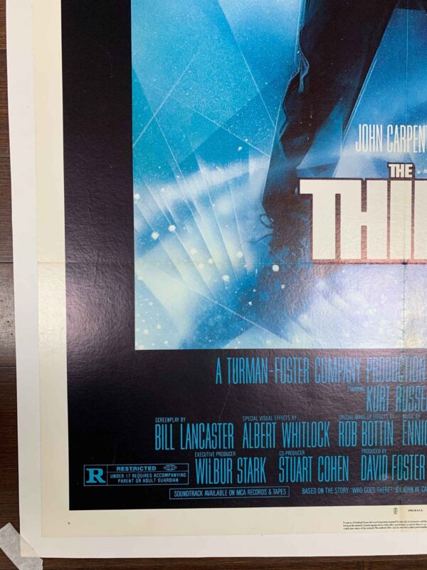 The Thing - John Carpenter (1982) US One Sheet Movie Poster LB - Image 5
