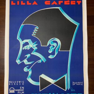 The Playboy of Paris - Maurice Chevalier - Art by Gosta Aberg (1931) 27.5x39.5 Swedish Movie Poster LB