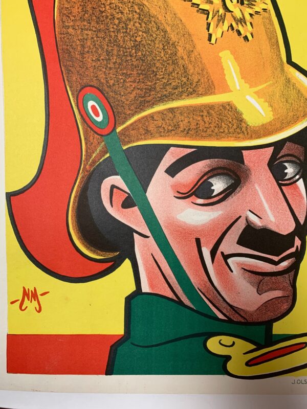 Burlesque on Carmen - Charlie Chaplin (1931) 27.5x39.5 Swedish Movie Poster LB - Image 3