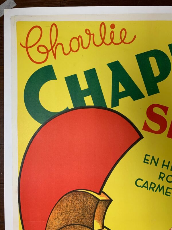 Burlesque on Carmen - Charlie Chaplin (1931) 27.5x39.5 Swedish Movie Poster LB - Image 4