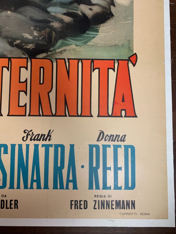 From Here to Eternity - Art by Simeoni (1953) 55x79 Italian Movie Poster LB - Image 2