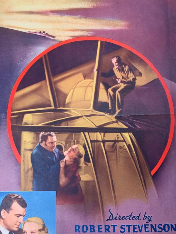 Non-Stop New York - Anna Lee (1937) US Insert Movie Poster LB - Image 4