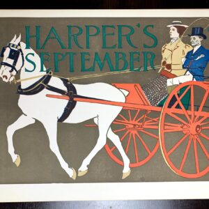 Harper's September - Art By Penfield (1897) US Magazine Cover