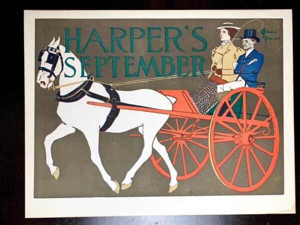 Harper's September - Art By Penfield (1897) US Magazine Cover